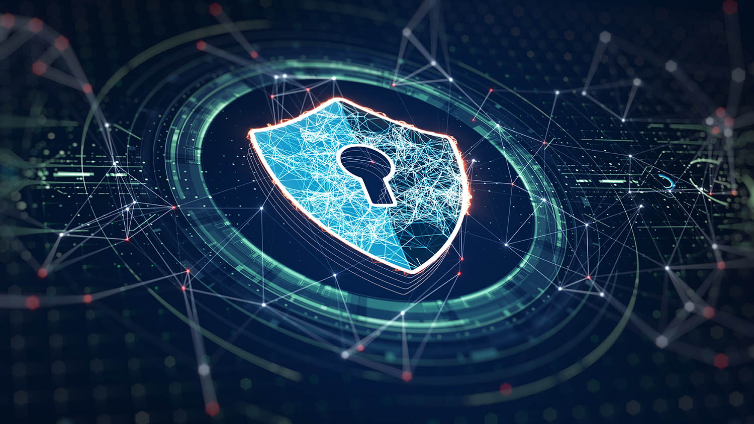 Cyber security concept.